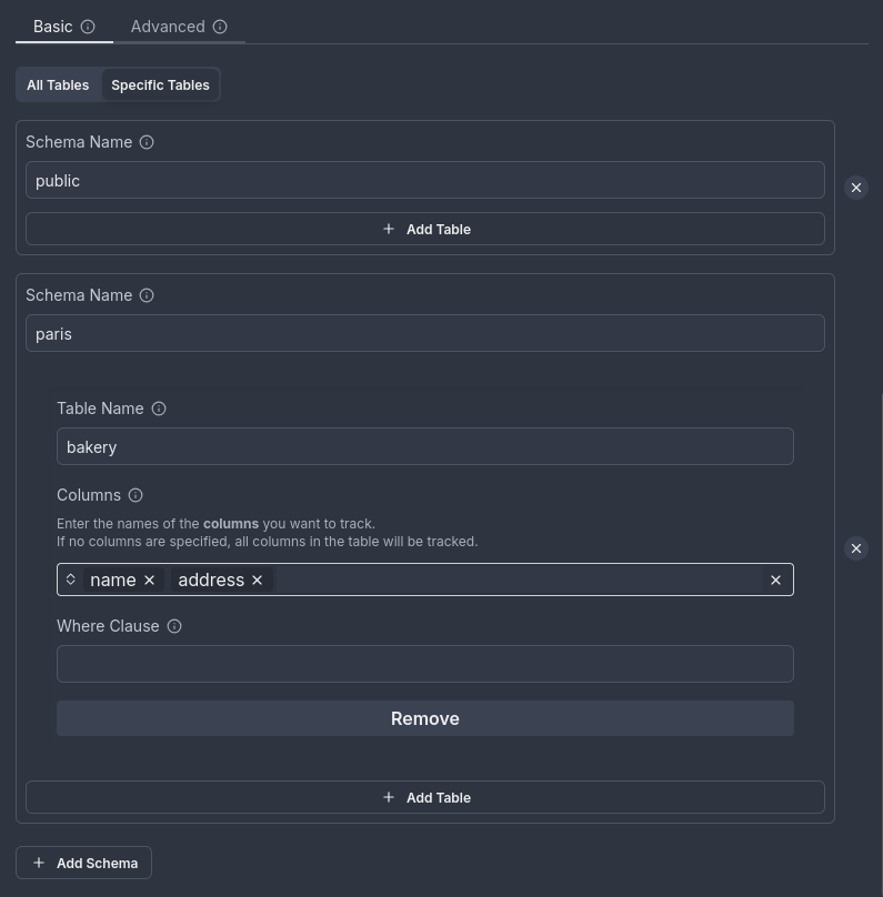 Invalid configuration example Invalid configuration example